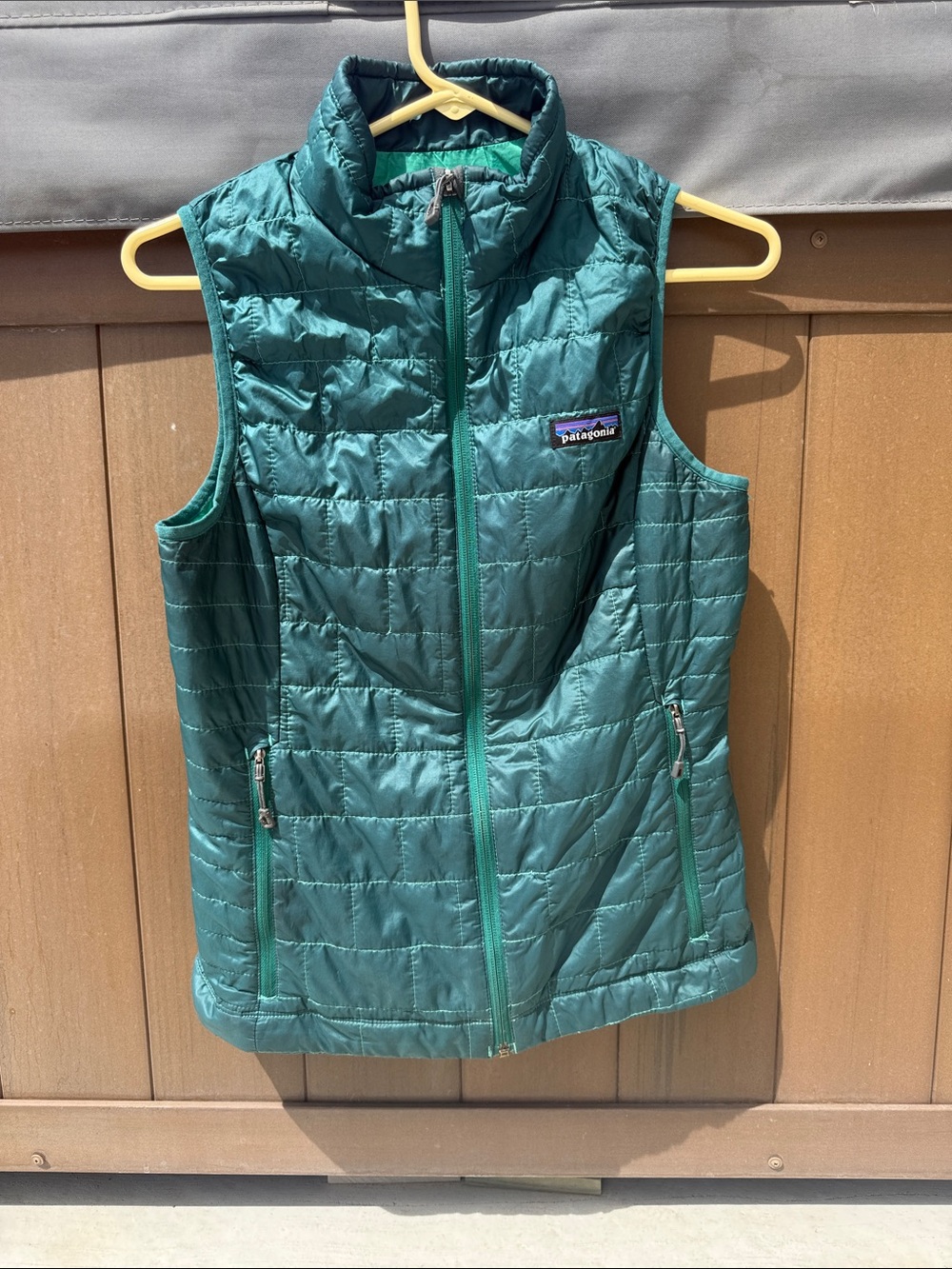 Patagonia Teal Quilted Kids Vest